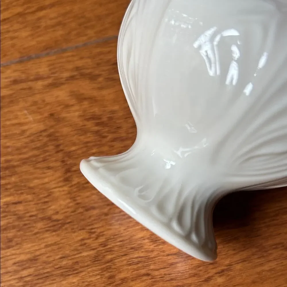 Lenox Elfin Collection Footed Bud Vase, Cream Porcelain with 24k Trim